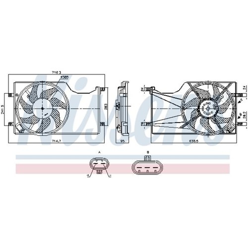 Nissens lüfter motorkühlung - nissens,