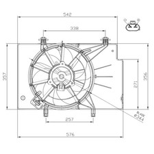 Lüfter, Motorkühlung NRF