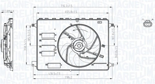 Lüfter motorkühlung magneti - motorkühlung,
