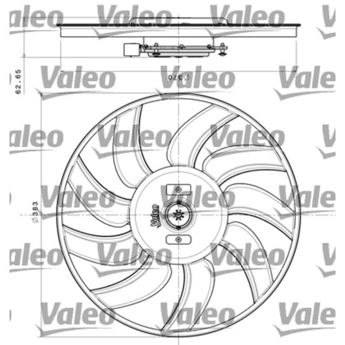 Lüfter motorkühlung valeo - lüfter,,